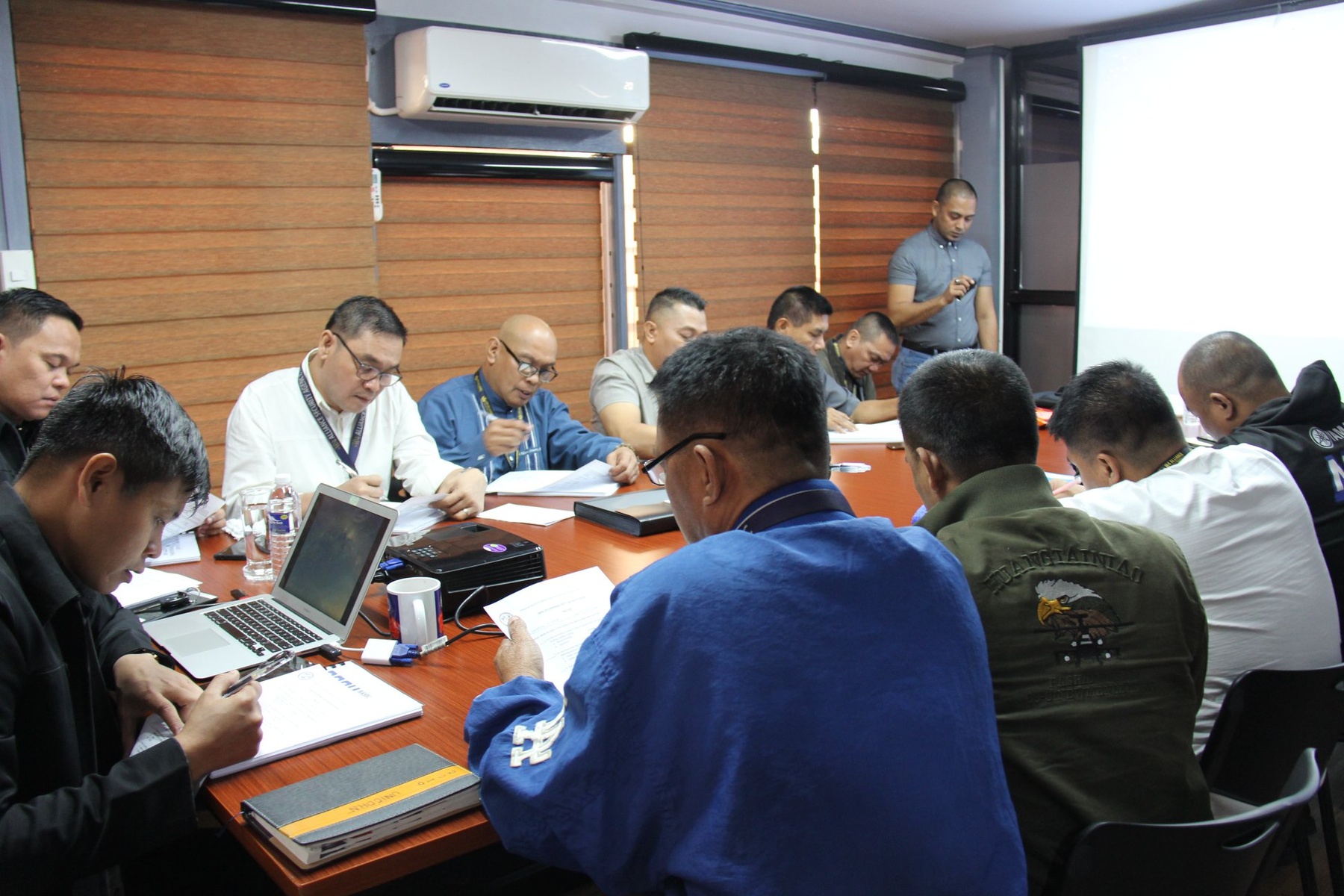 ASG security personnel during evaluation